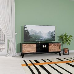Fenyő 2 tolóajtós tv szekrény