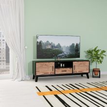 Fenyő 2 ajtós 1 fiókos tv szekrény