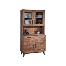 Fenyő 4 ajtós 2 fiókos tálaló szekrény