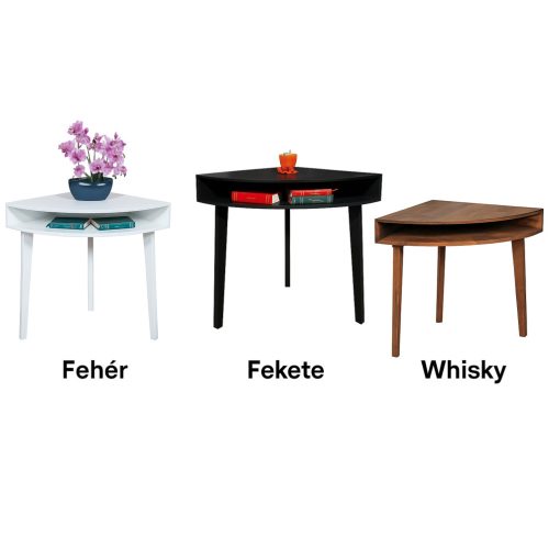 Fenyő sarok asztal 