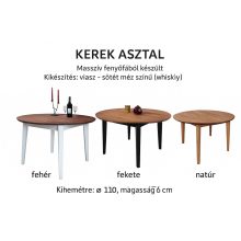 Fenyő kerekasztal